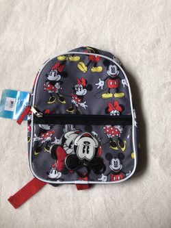 Mickey And Minnie Small Backpack 