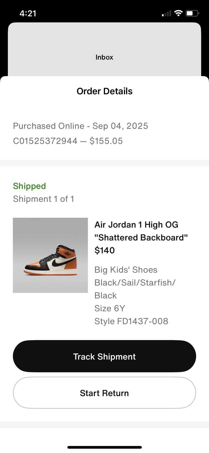 Jordan 1 Shattered Backboards 