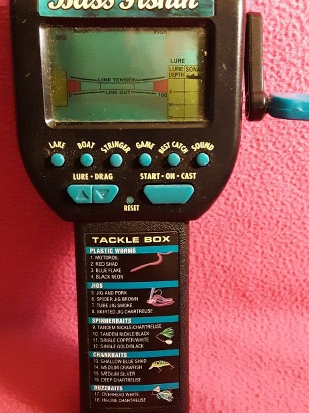 Bass Fishin' Game Toy By Radica