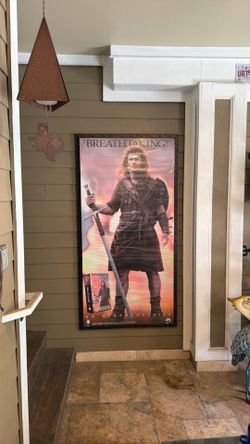 Framed Braveheart movie poster