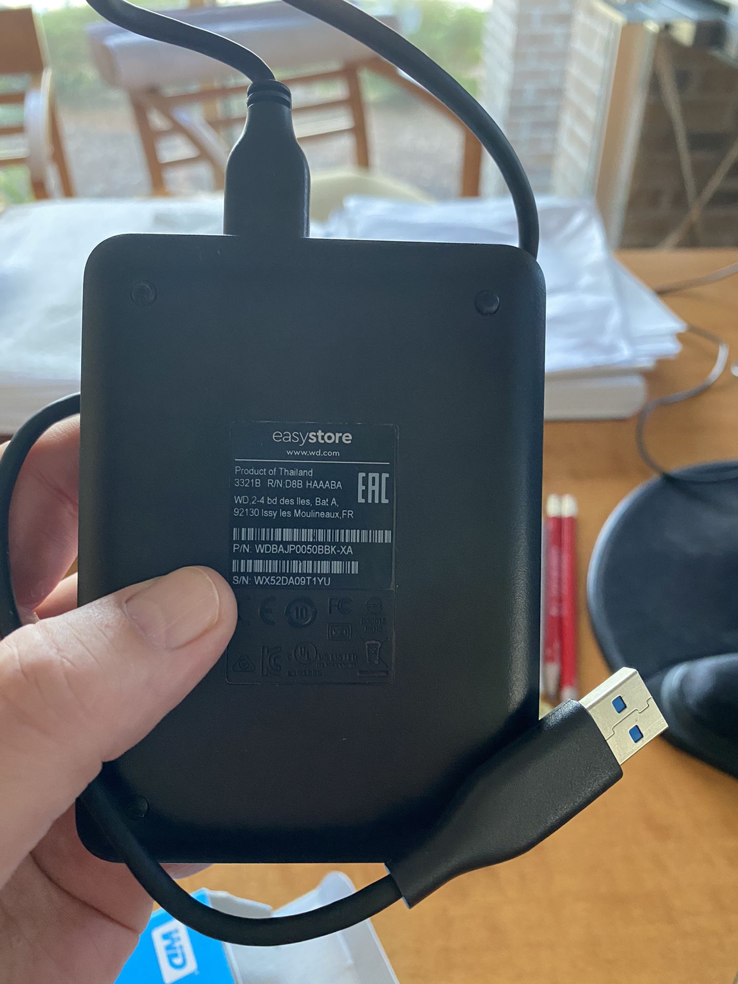 easystore 5tb back up drive