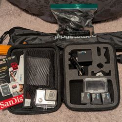 GoPro Hero4 Black with Accessories - Great Condition! Price Is Negotiable