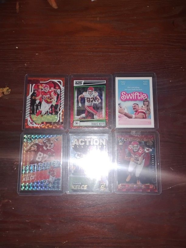 Travis Kelce trading cards 