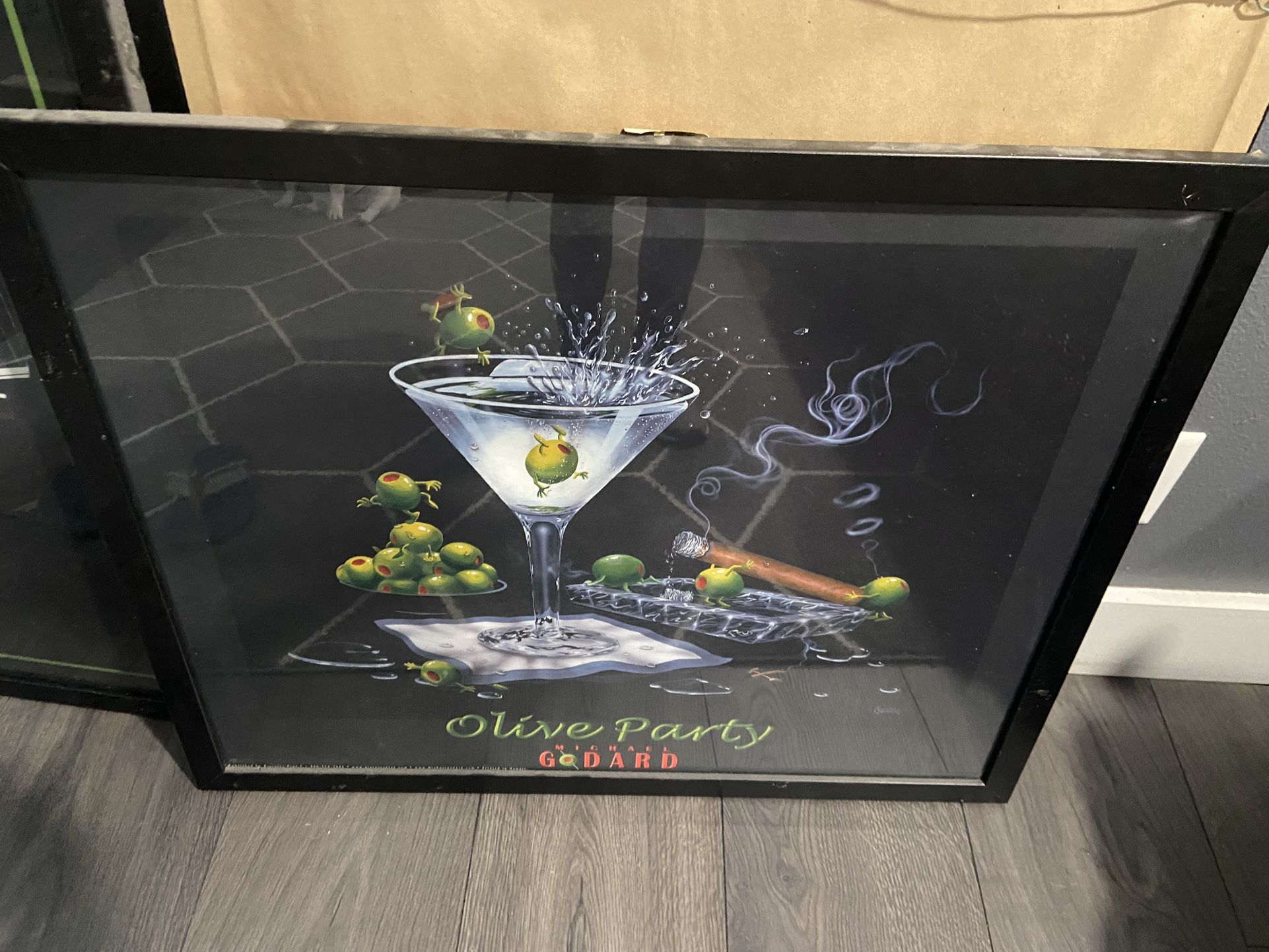 Michael Godard Prints Matted Framed Vintage