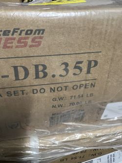 35lb Dumbbells- Pair, New