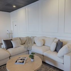 RH Inspired Modular Sectional — Cream Cloud Sofa/ Free Local Delivery 🚚 