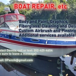 Boat Repair Body Work And Paint Etc