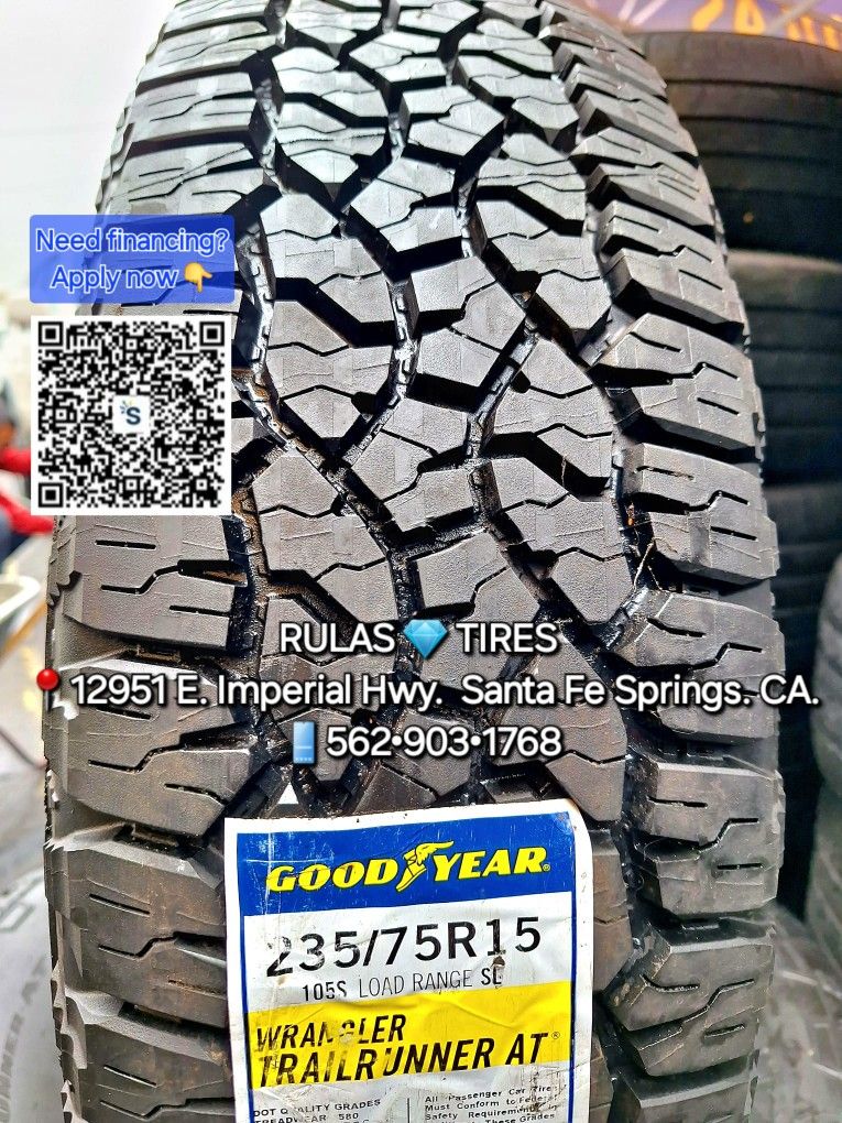235/75/15 GOOD-YEAR - Brand NEW TIRES/Llantas nuevas ☆ Cost Each.