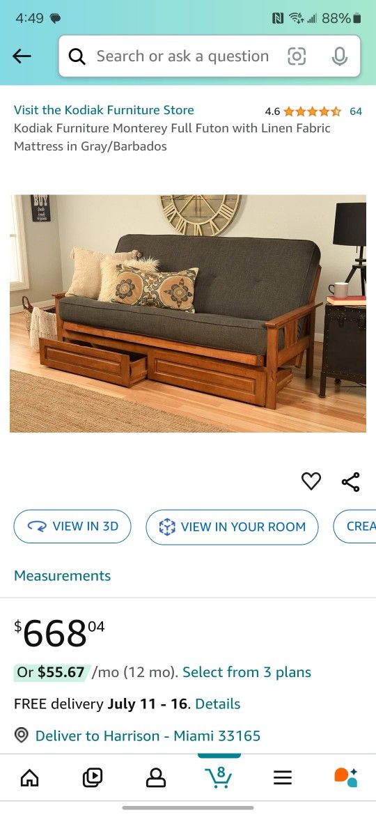 Kodiak Futon