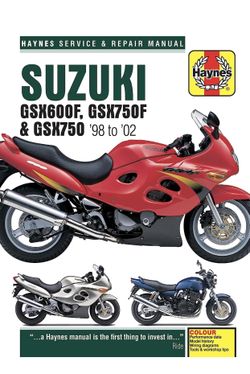 Suzuki ‘98 to ‘02 Haynes Service & Repair Manual