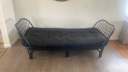 Rattan Daybed (Black)