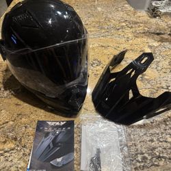Fly Racing Trekker Solid Helmet Small Black 