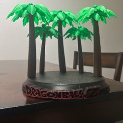 3D Printed Dragonball Z Stand With Palm Trees