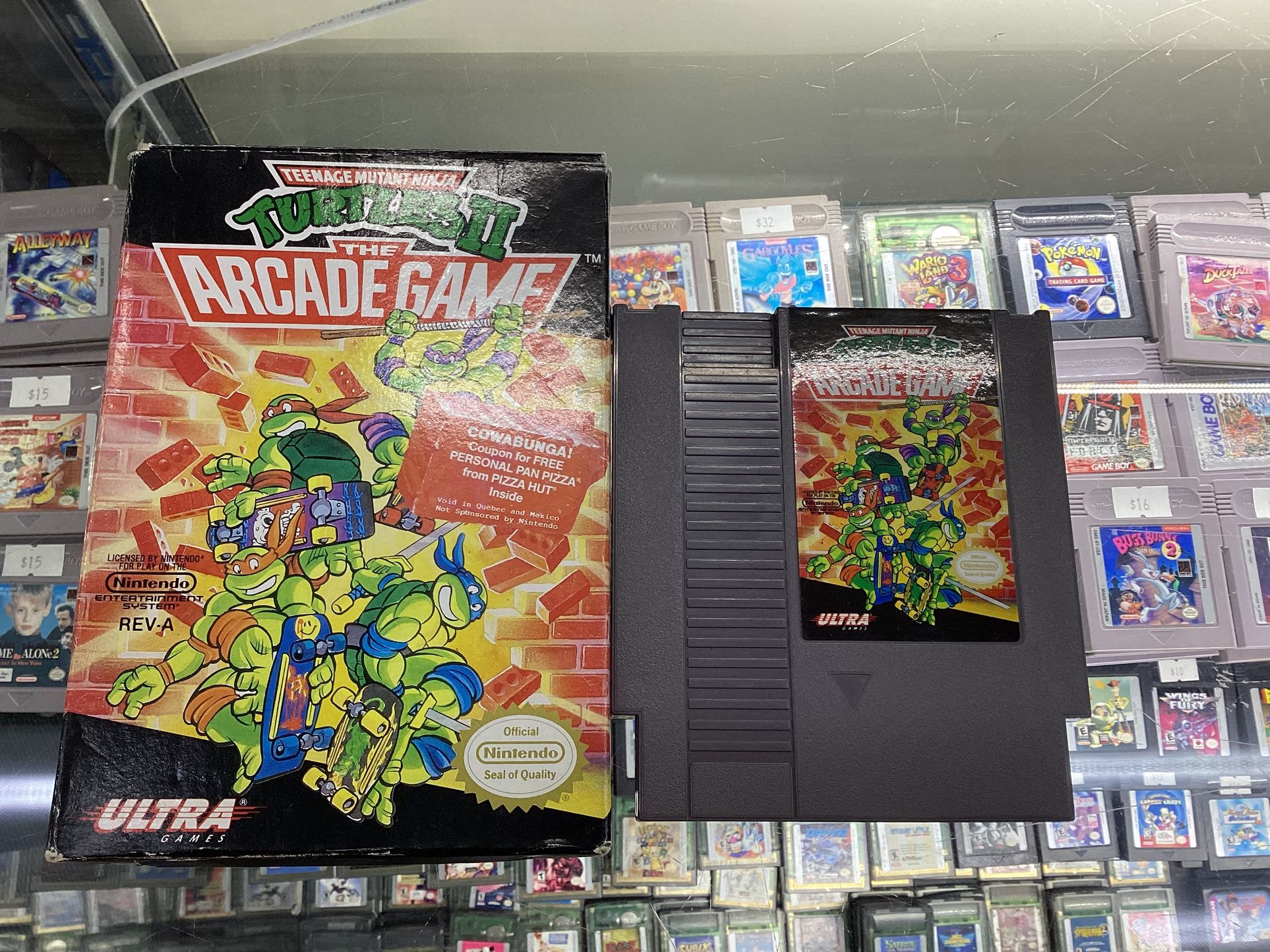 Teenage Mutant Ninja Turtles II The Arcade Game NES