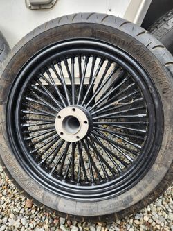 Fat Spoke Harley Davidson Rims.
