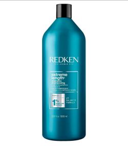 Redken Extreme Length Biotin Shampoo For Longer Hair, Strengthens Damaged Hair
