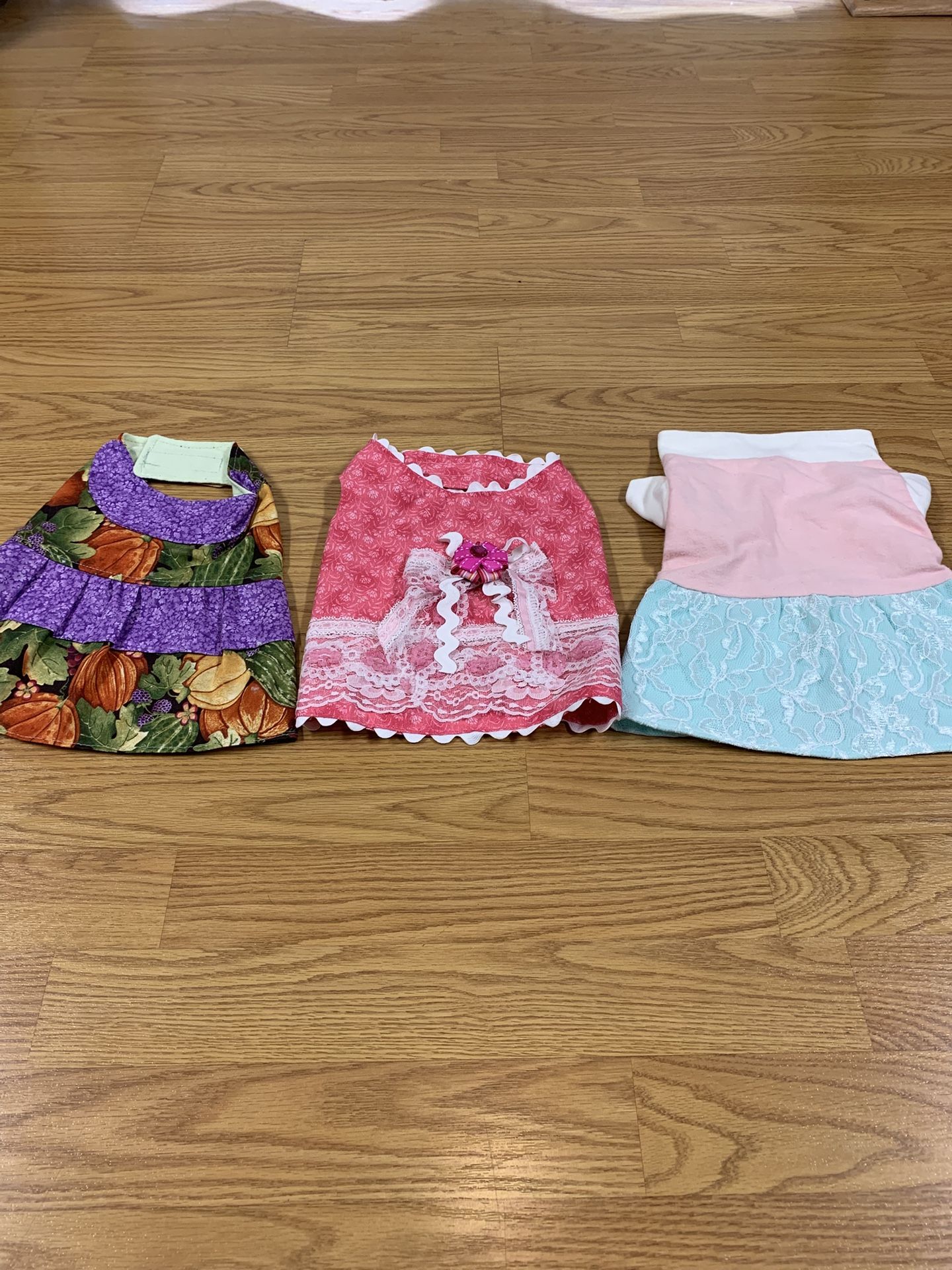 3 Small Dog Dresses