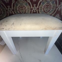 Wood Foot Stool Or Small Bench 