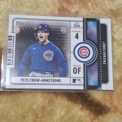 2026 Topps Series 1 Pete Crow Armstrong Big Ticket Player 
