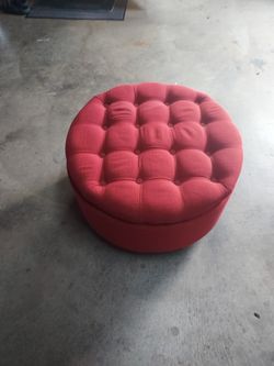 Red Ottoman