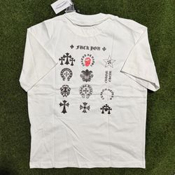 Chrome Hearts Logos White T-Shirt