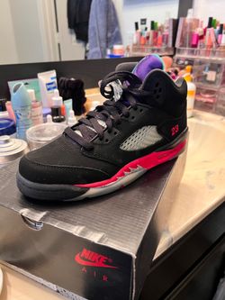 Jordan 5 Retro -Emerald/Fire Red/Purple