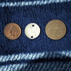 3 OLD Collectible US coins