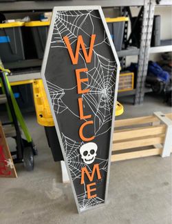Halloween Welcome Sign