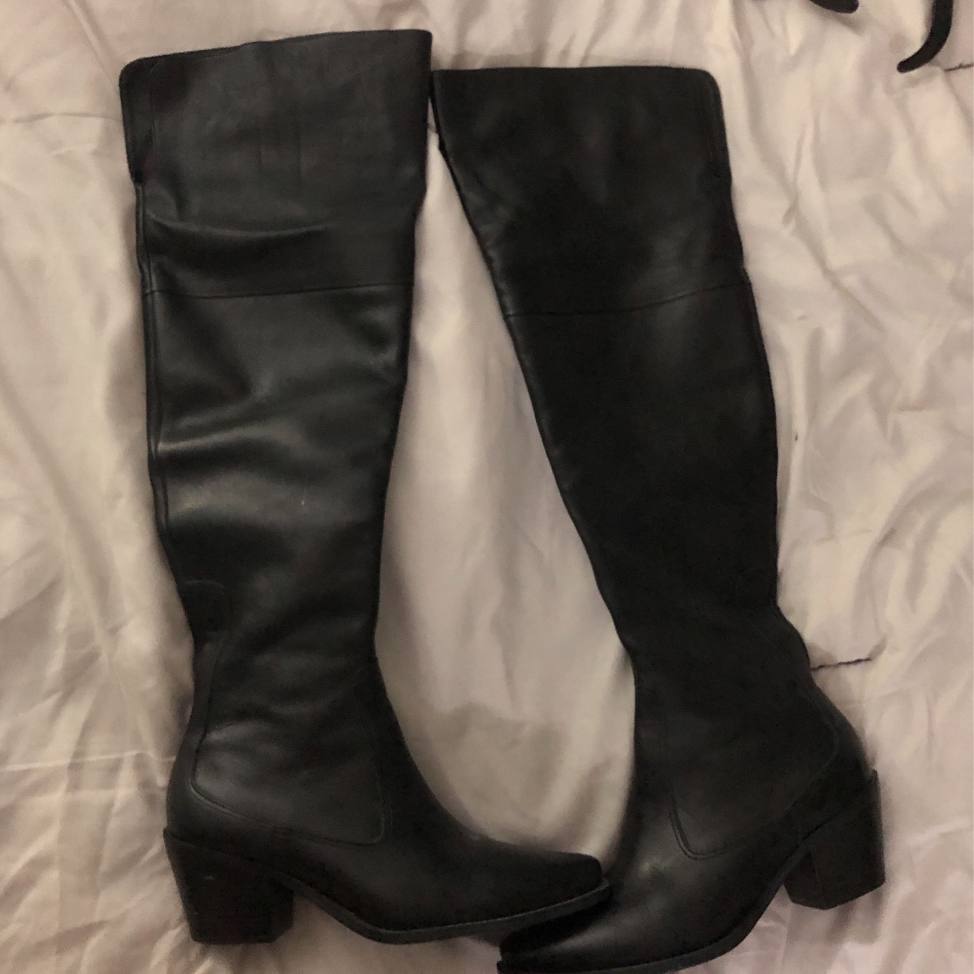 Above Knee Boots- Leather Size 9.5