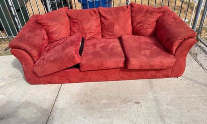 Beautiful red sofa