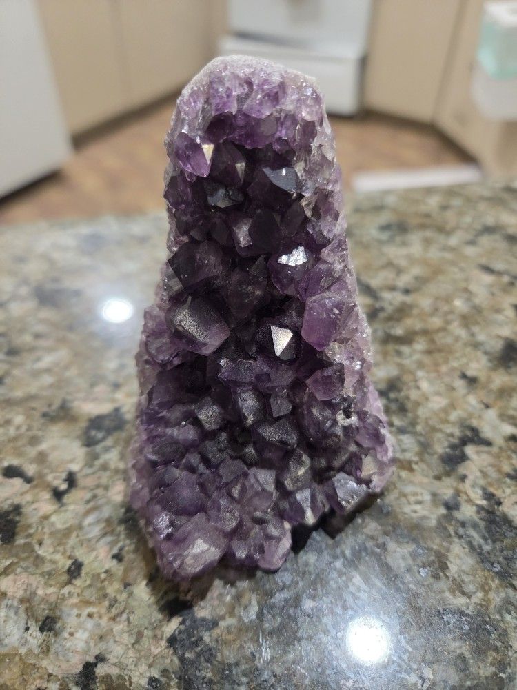 Large Amethyst Crystal from Earth's Elements in Little Italy