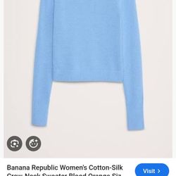 Blue Sweater Banana Republic