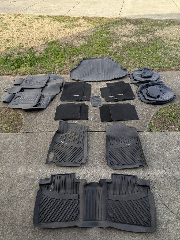 Camry Seat Covers, Weatherproof Floor & Trunk Liners