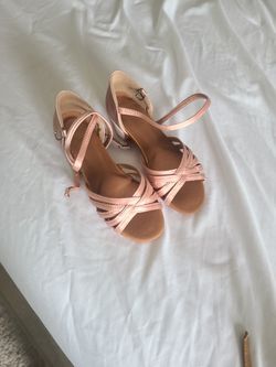 Girls Rose Gold Shoes Size 13