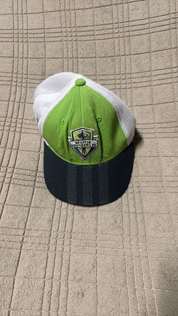 Vintage SEATTLE SOUNDERS FC Adidas Green/White MLS SOCCER HAT