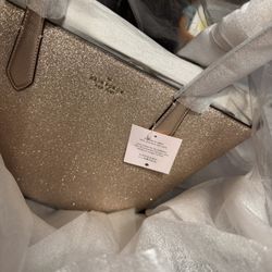 Kate Spade Rose Gold Tote Bag 