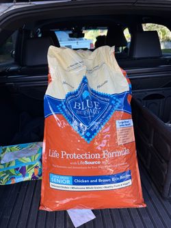 3 Blue Buffalo Life Protection Formula Chicken Large Senior Dog Food, 30 lb