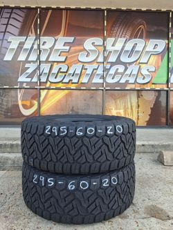 Pair of. 295/60/20. NITTO RECON GRAPPLER  A/T