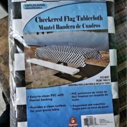 Camping World Checkered Flag Tablecloth