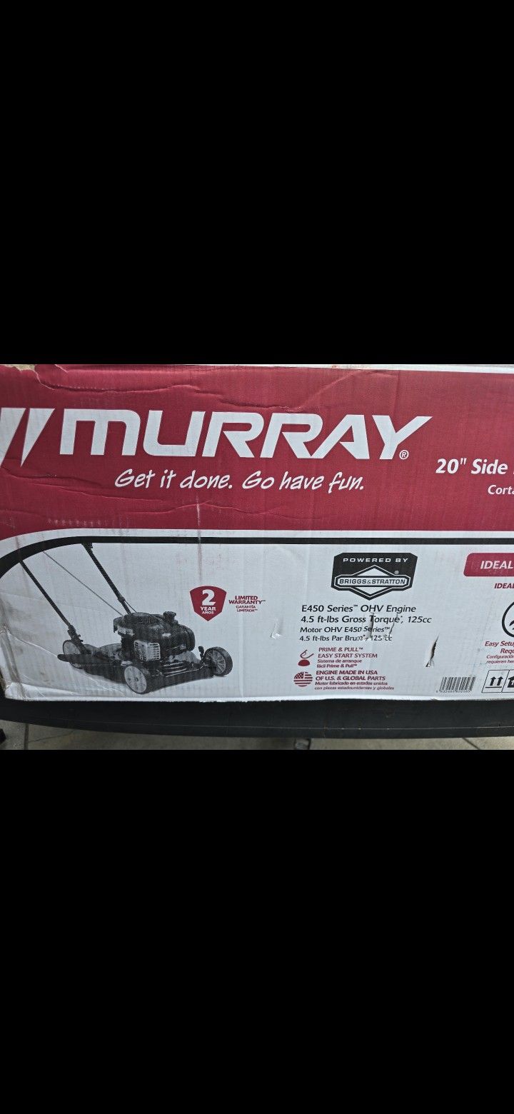 Murray
20 in. 140 cc Briggs and Stratton Walk Behind Gas Push Lawn Mower with Height Adjustment and Prime 'N Pull Start