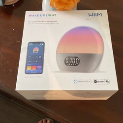 New Wake Up Light /Alarm Clock/Smart Speaker