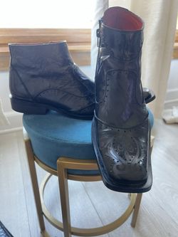 ALDO Men’s Black Leather Boots– Size 40 (US 7)