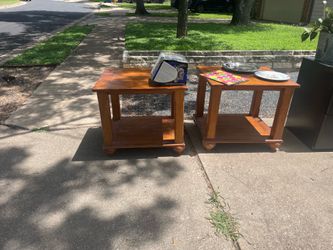 2 side tables for sale