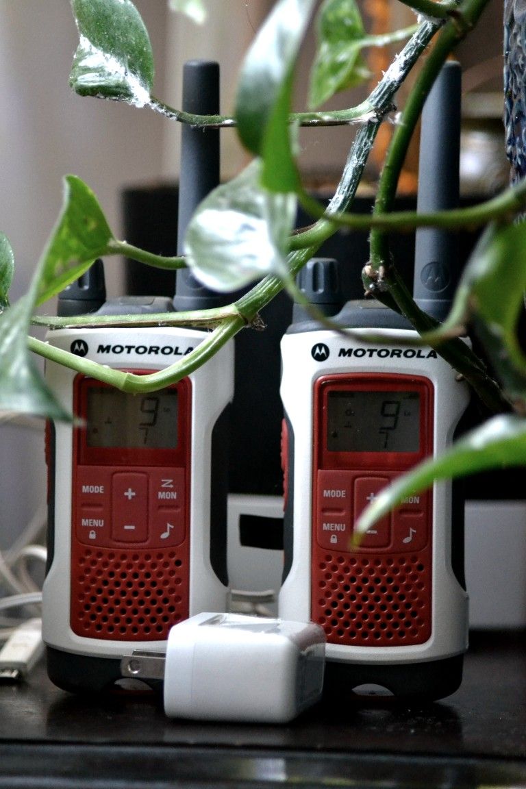 Walkie Talkies pair with one charging wire