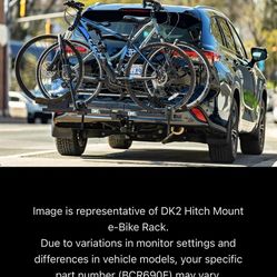 Hitch Ebike Rack For 2 Bikes Dk2 Bcr690E