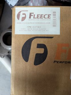 Fleece Performance Cummins fuel filter and line kit new in box