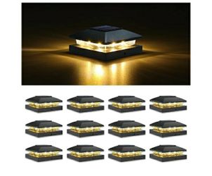 Solar post cap lights