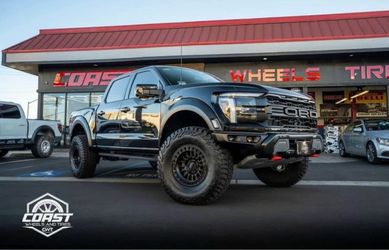 17” 6 Lug Kmc 552 in All Black with 37x12.50r17 Mickey Baja Boss AT