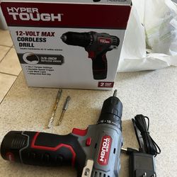 Hyper Tough 12 Volt Cordless Drill 