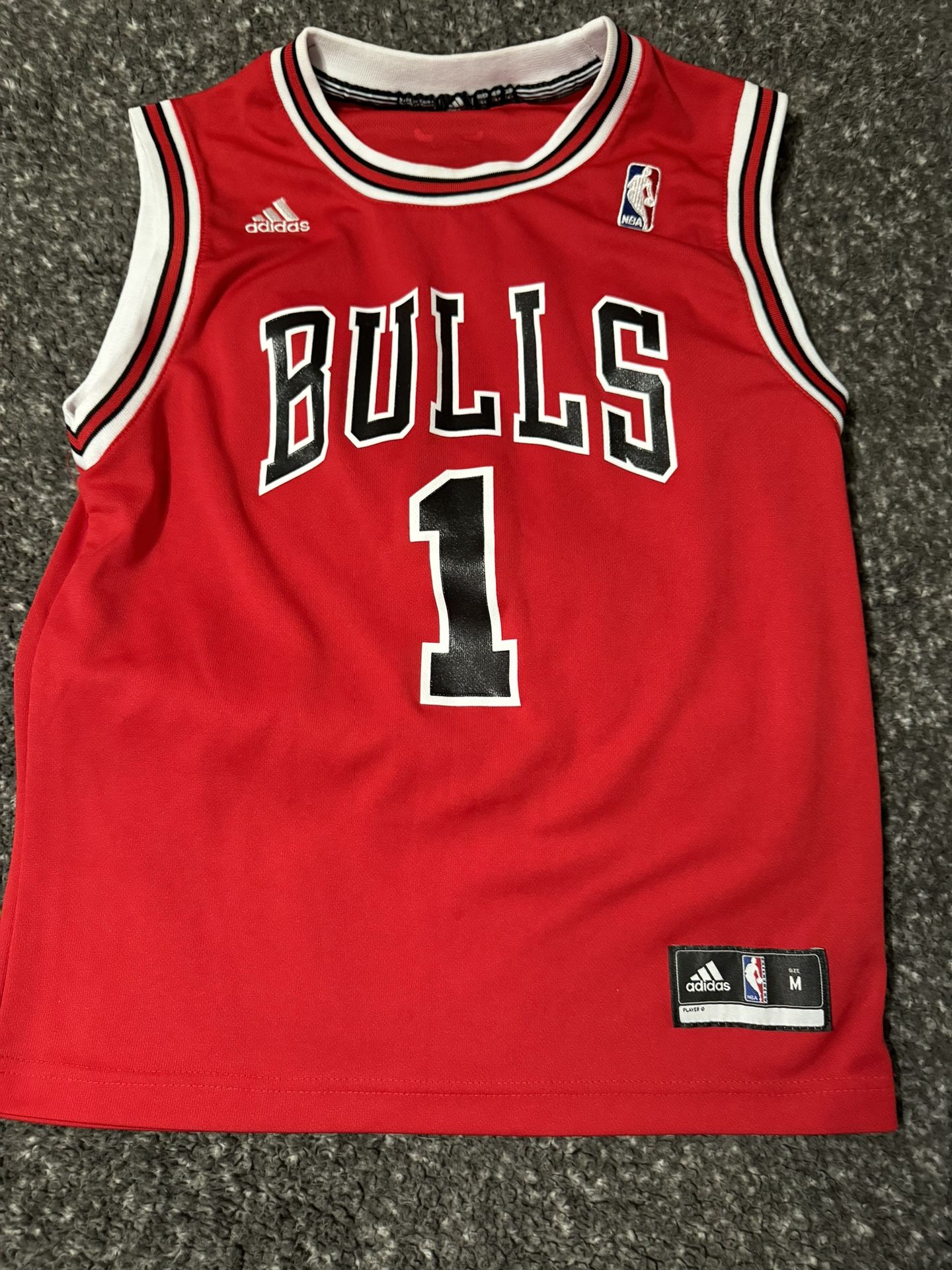 Chicago Bulls Derrick Rose Adidas Jersey NBA Basketball Shirt Size Youth Medium